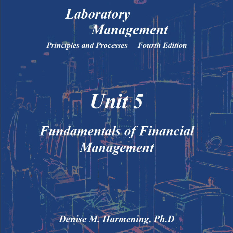 Laboratory Management 4th Edition - Unit 05: Fundamentals of